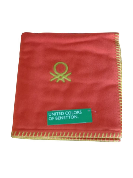 Benetton Benetton Decorative Pillow Case Fleece Red 47x47cm