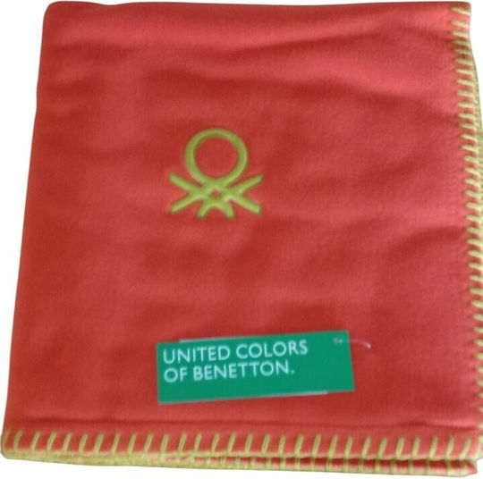 Benetton Dekorativer Kissenbezug Vlies Rote 47x47cm