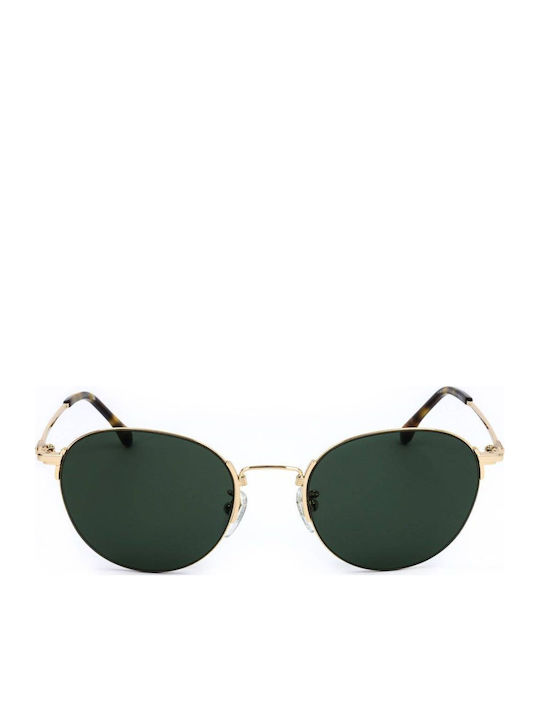 Lozza Sunglasses Χρυσά with Metal Frame & Green Lens Lozza Sunglasses Χρυσά with Metal Frame & Green Lens
