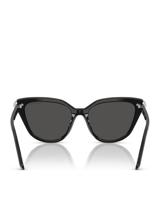 Swarovski Ochelari De Soare Pentru Femei Cu Culoare Full Face Neagră Și Culoare Neagră SK6039 100187