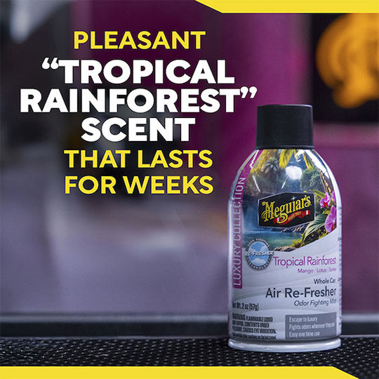 Meguiar's Tropical Rainforest Σπρέι Καθαρισμού για Air Condition Αυτοκινήτου 57gr