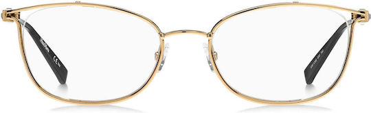 Max Mara Rame Ochelari Metalic Pentru Femei Auriu MM 1358 000