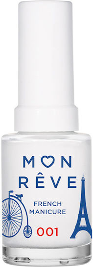 Mon Reve French Manicure Nagellack für French Manicure 001 White Tip 13ml