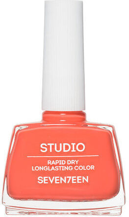 Seventeen Studio Rapid Dry Lasting Color Glossy Βερνίκι Νυχιών Quick Dry Κοραλί 02 12ml
