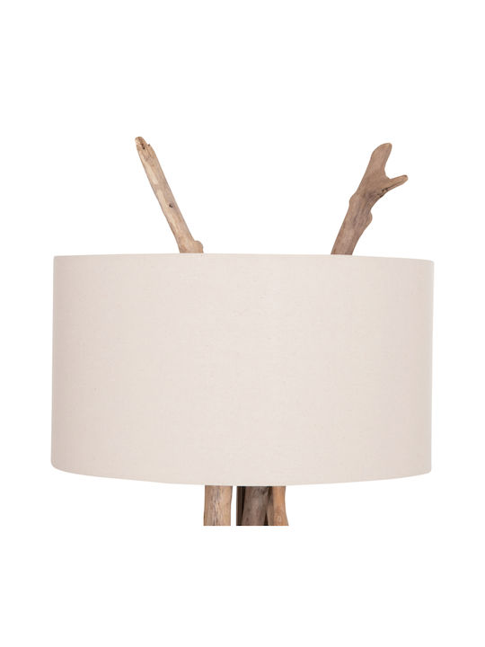 HomeMarkt Altar Stehlampe mit Lampenbirnensockel E27 Weiß