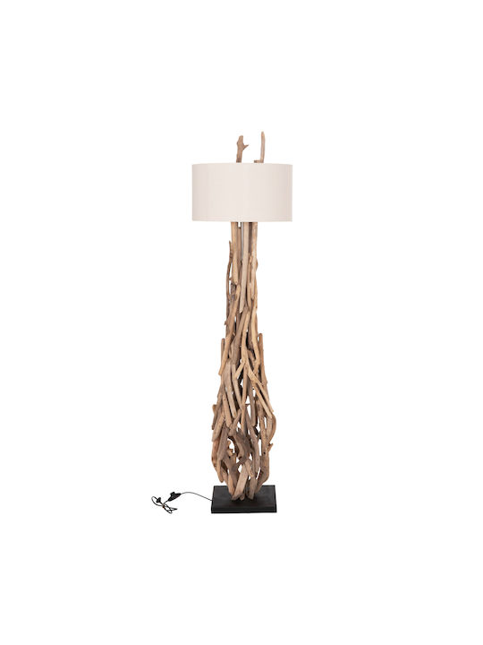 HomeMarkt Altar Stehlampe mit Lampenbirnensockel E27 Weiß