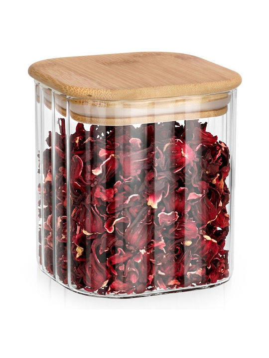 Vilde Vase Für Kaffee / Nudeln Mit Deckel Glas Transparent 750ml