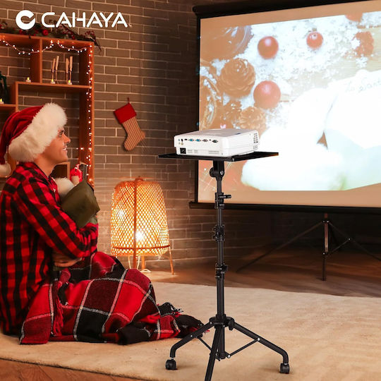 Cahaya Cy0332 Suport Multifuncțional Portabil Pentru Proiector Video Roți Omnidirecționale Reglabil Trepied De Pardoseală Laptop Cameră Proiecții Exterioare