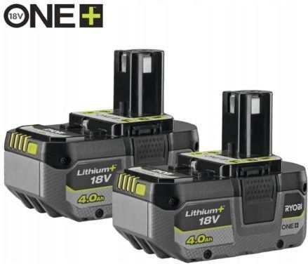 Ryobi Σετ 2 Μπαταριών Εργαλείου 18V με Χωρητικότητα 4Ah