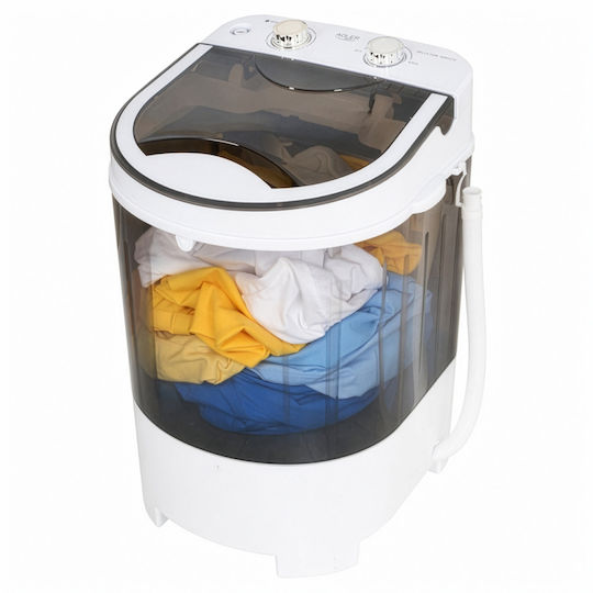 Adler Mașină de Spălat Portabilă 4kg Mini Uscător prin Centrifugare