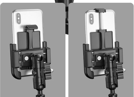 Gub P50 Motorcycle Phone Mount with Adjustable Arm for Mirror