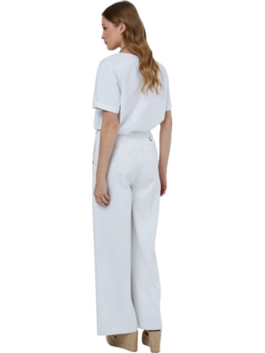 Γυναικεία Μπλούζα Βαμβακερή White