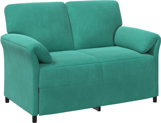Doppelsitzer Samt Türkis 138x83x95cm