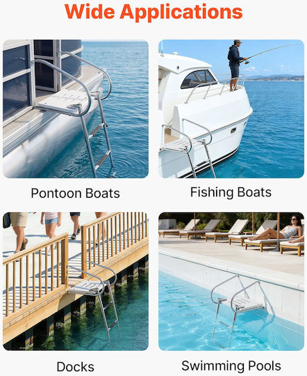 Vevor Boat Ladder With 3 Steps