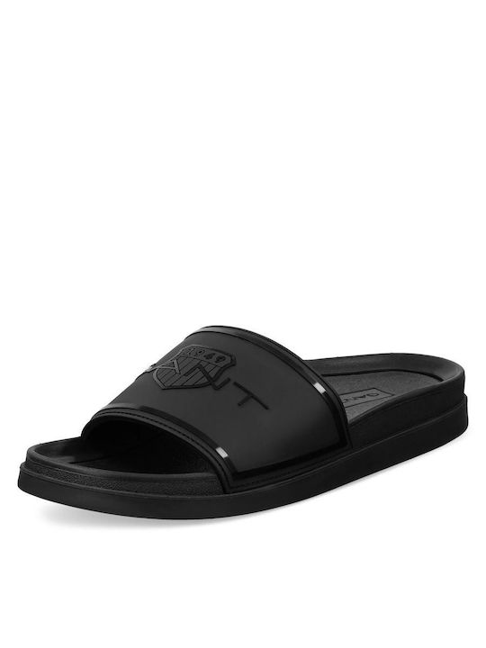 Gant Pierbay Pierbay Slides Μαύρα