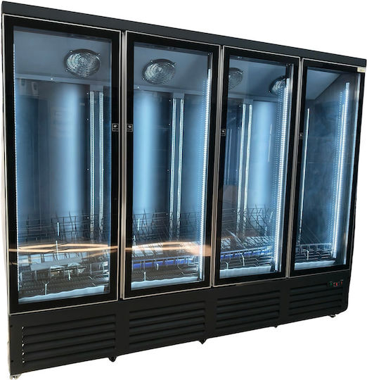 Stafinox Luxury Ψυγείο Αναψυκτικών 4 Πόρτες 2000ltr 250x70x203
