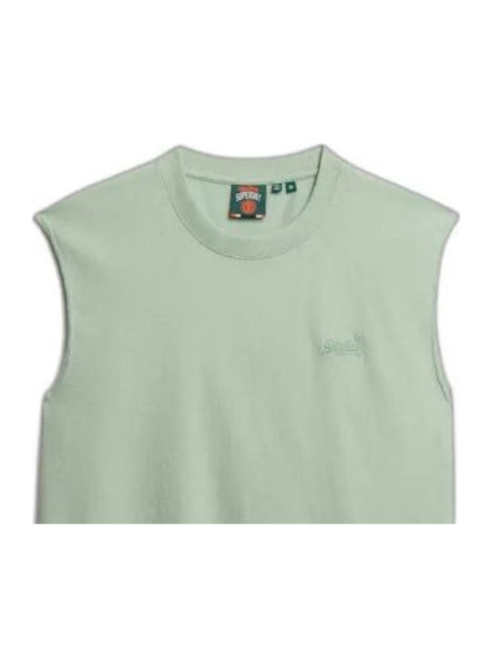 Superdry M Ovin Essential Logo Μπλούζα Χακί