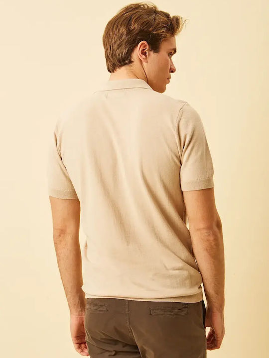 Polo Blouse Beige