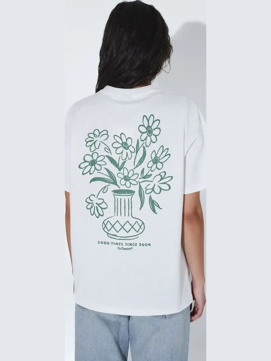 T-shirt Off White Flower