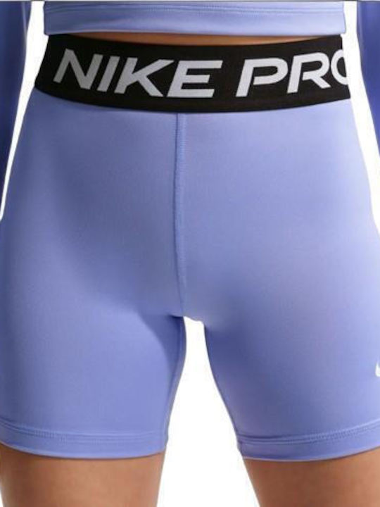 Детски Клин Спортен Къс Dri-Fit Лилав/черен/бял