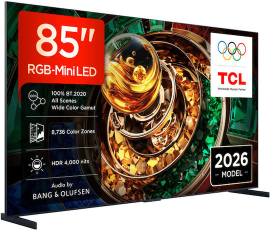TCL Smart TV 85" 4K UHD RGB-Mini LED RM9L HDR (2026) 85RM9L