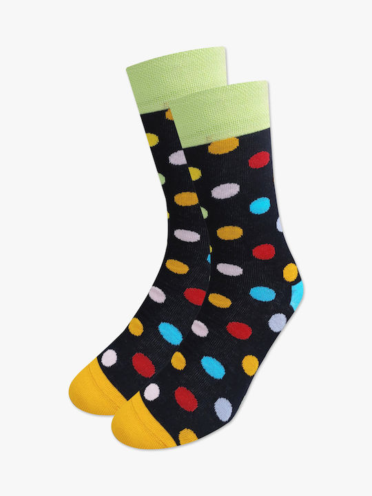 Κάλτσα Βαμβακερή Σχέδια Neon Dots Nodo Κάλτσα Βαμβακερή Σχέδια Neon Dots Nodo