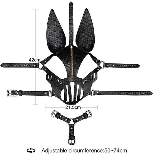 Lovetoy Rebellion Reign BDSM Mask In Black Color