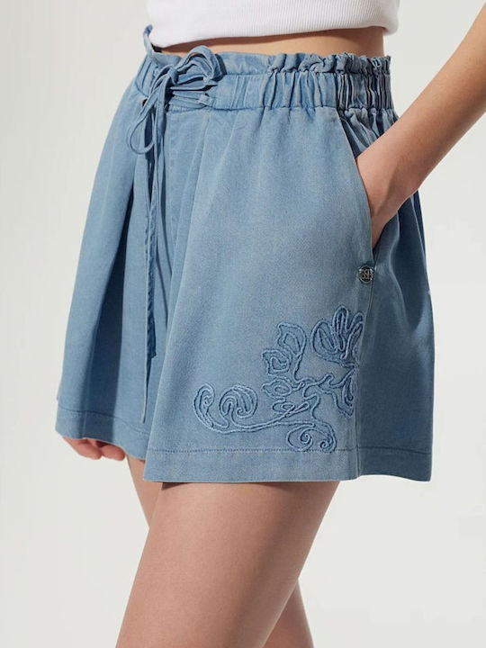 Γυναικείο Τζιν Σορτς Ανοιχτο Μπλε Denim