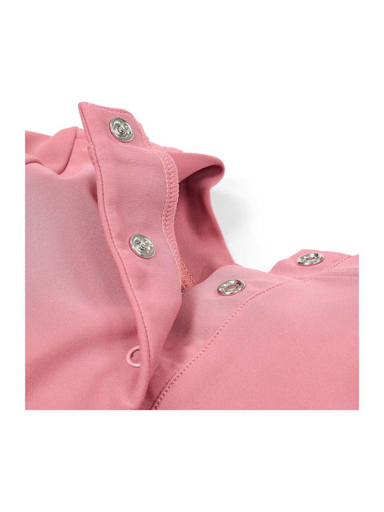 Little Dutch Kids One-Piece Swimsuit With Long Sleeve Dreamy Pink