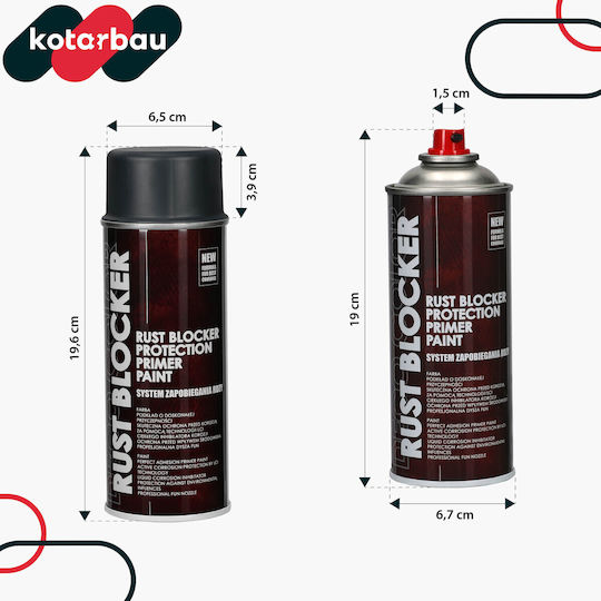 Anthrazit Metall-Sprayfarbe Ral7016 Korrosionsschutz 400 Ml