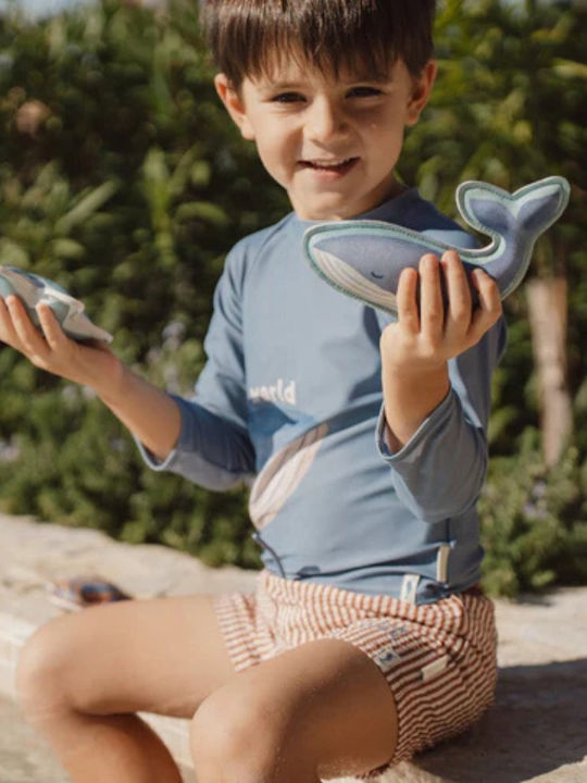 Little Dutch Παιδικό Μαγιό Μπλούζα με Μακρύ Μανίκι Ocean Blue