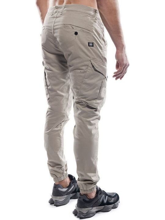 Cover Cargo Trousers in Relaxed Fit Tan