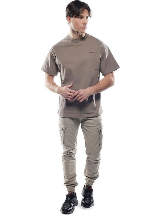 Cover Cargo Trousers in Relaxed Fit Tan