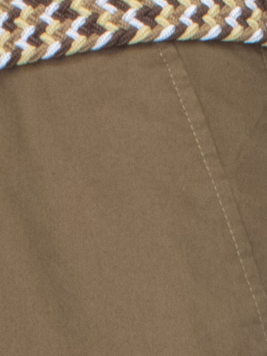 Ανδρικό Παντελόνι Chino Regular Fit Καφε