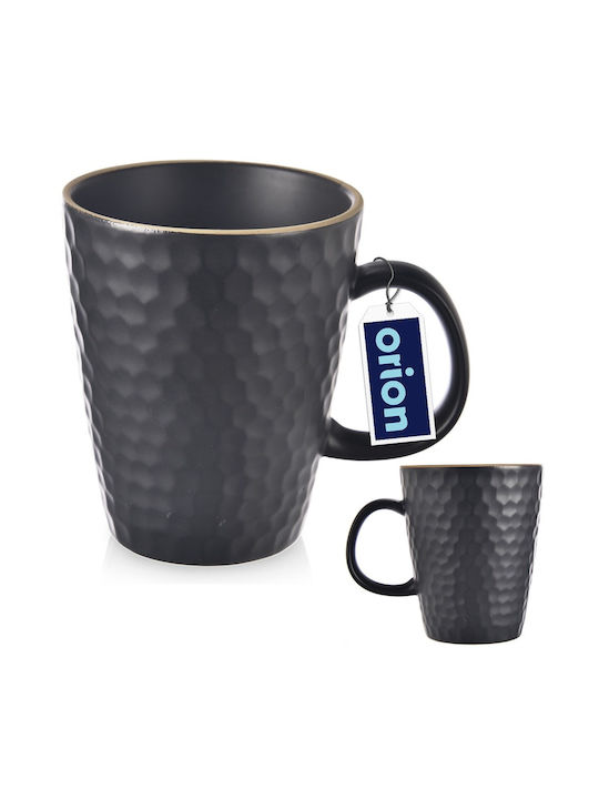 Orion Κούπα Κεραμική Μαύρη 420ml