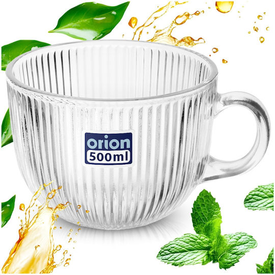 Orion Glas Tasse Transparent 500ml