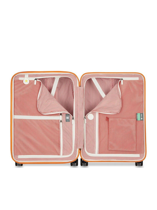 Delsey Μεσαία Βαλίτσα Ταξιδίου Cadence Blue Ύψους 66εκ.