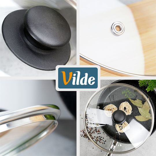 Vilde Glas-Kochgeschirrdeckel für Topf 32cm