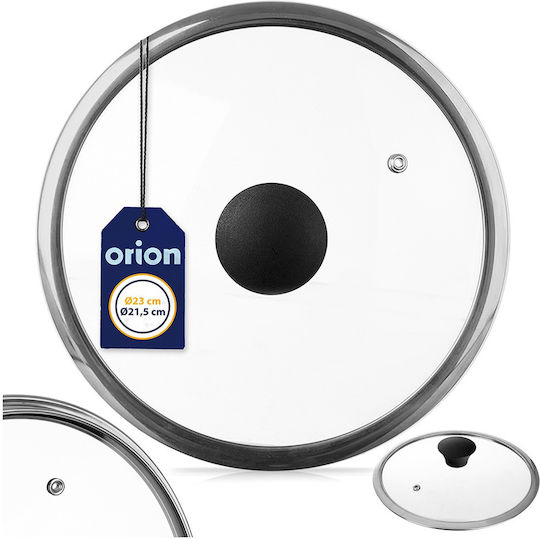 Orion Kochgeschirrdeckel für Schnellkochtopf Glas 23cm