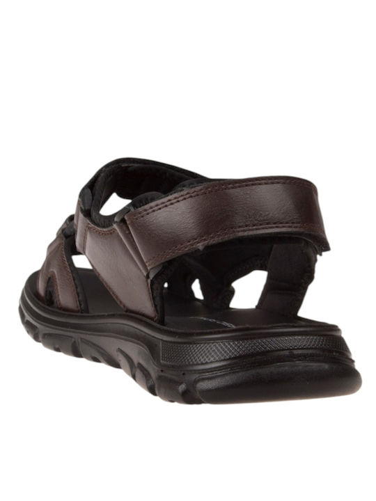 Herrensandalen in Braun Farbe