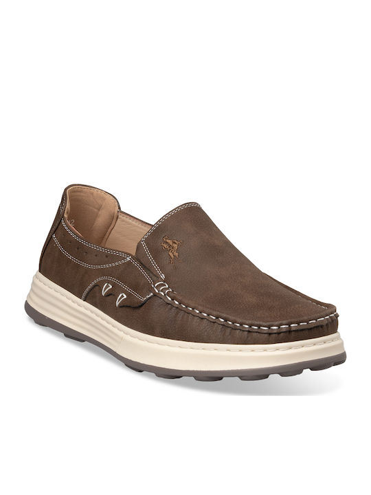 Men's Loafers in Brown Colour