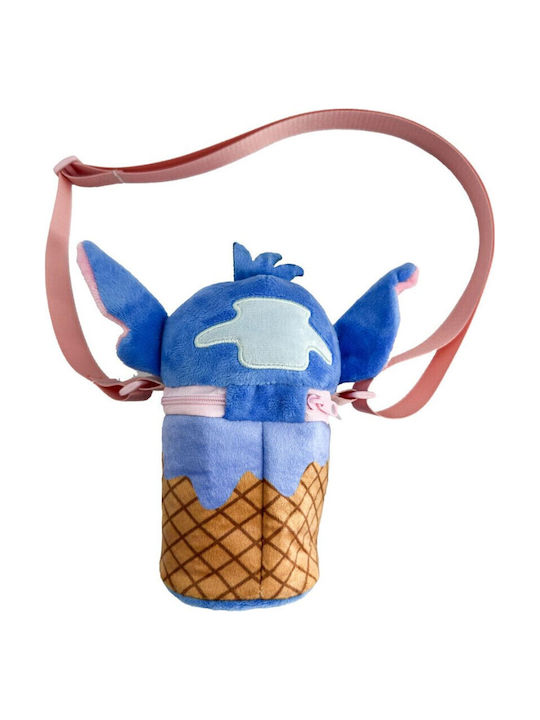 Disney Stitch Stitch Παιδική Τσάντα Ώμου Μωβ 18x8x8εκ.