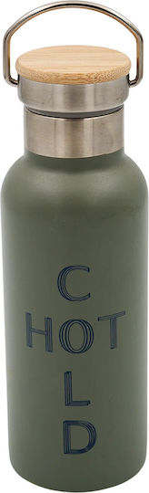 Sidirela Eco Thermos Bottle 500ml Olive E-4353-1