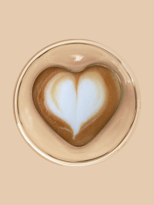 Alista Home Ceașcă De Cafea Din Sticlă Transparentă 180ml