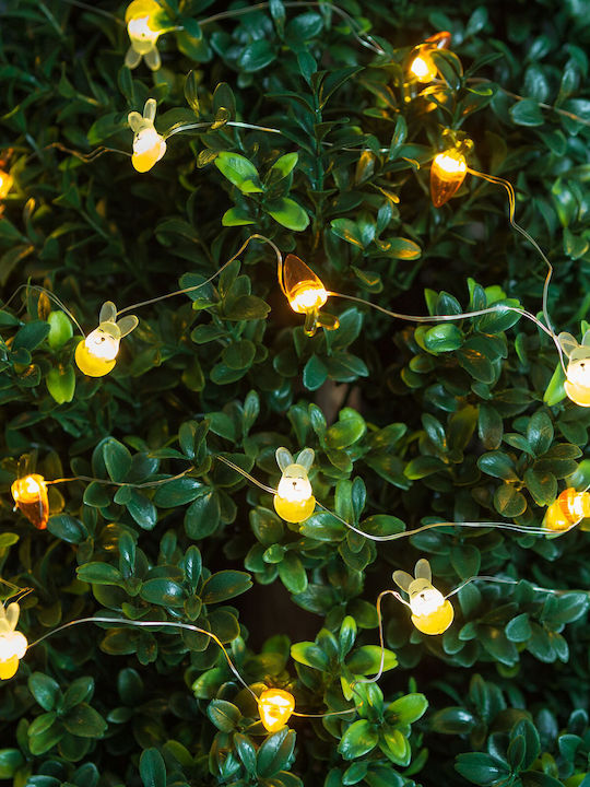 Alista Home Luminiță Garland LED 2m Cu 20 Becuri Alb Cald