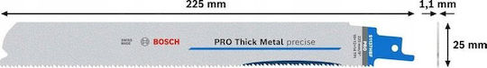 Bosch Pro Λάμες για Ξύλο 225mm 5τμχ