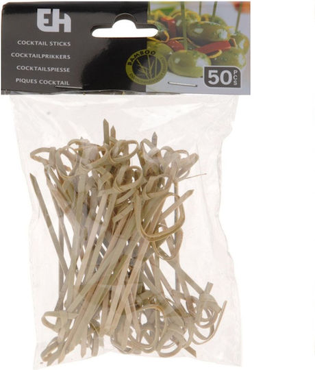 Bamboo Snack Toothpicks 9 Cm 50 Pcs