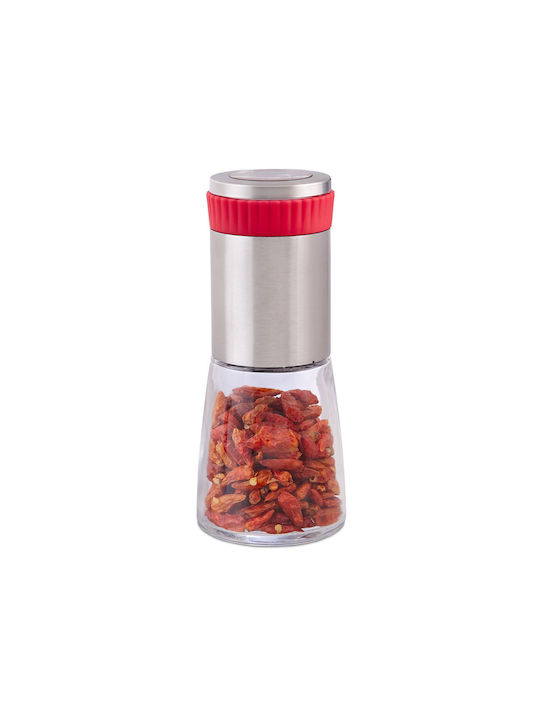 Relaxdays Râșniță Manuală de Condimente Inox în Culoare Gri 6.5cm