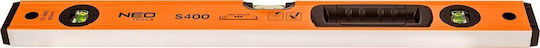 Aluminum Level S 400 3 Vials 2 Handles 60cm T N71-142