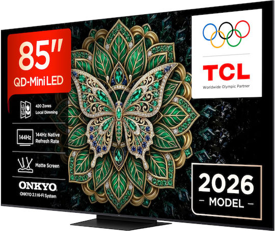 TCL Smart TV 85" 4K UHD QD-Mini LED C6K Pro HDR (2026) 85C6K Pro